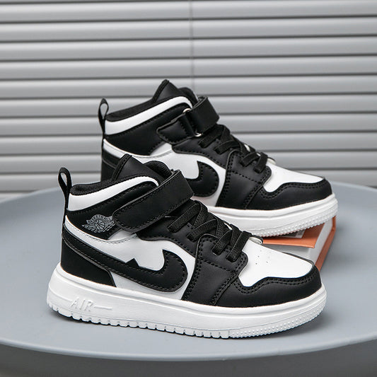 Velcro Fashionable Non-Slip Middle And Large Sneakers TDS06