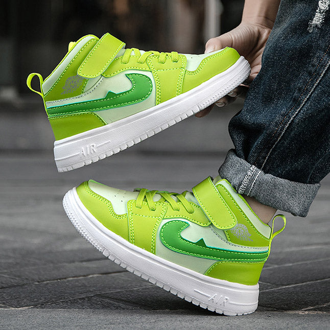 Velcro Fashionable Non-Slip Middle And Large Sneakers TDS06