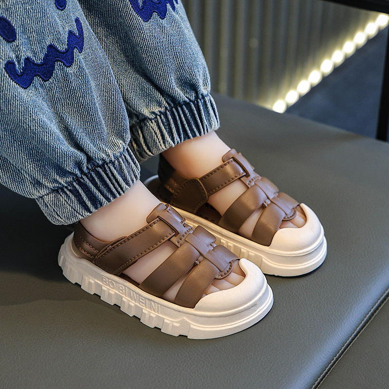 Soft Bottom Non-Slip Boys And Girls Slippers TDS11